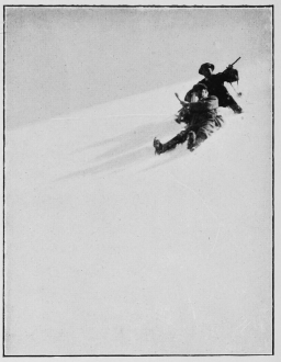 A sitting glissade and a quick descent.