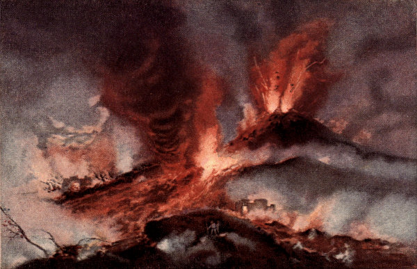 Mount Vesuvius in Eruption