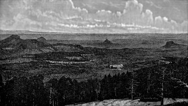 Fig. 19. Panorama from the Mesa at the Edge of Mt. Taylor