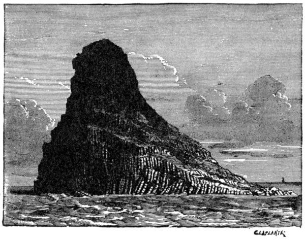 Fig. 30. Basaltic Columns, Isle of Cyclops, Italy