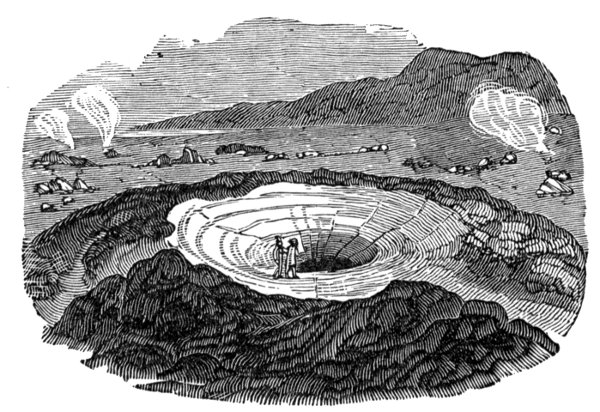 Fig. 35. Crater of the Great Geyser of Iceland