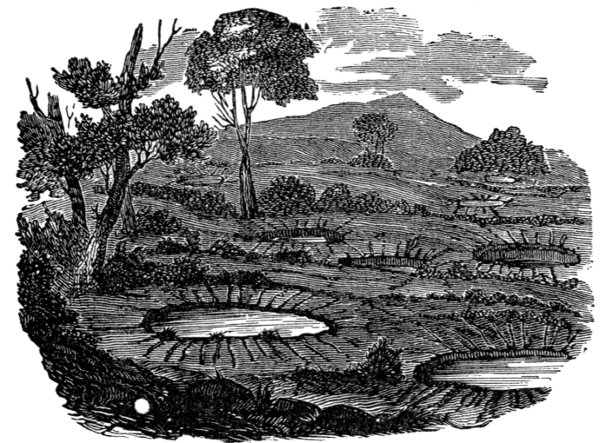 Fig. 40. Circular Hollow Formed by Calabrian Earthquake