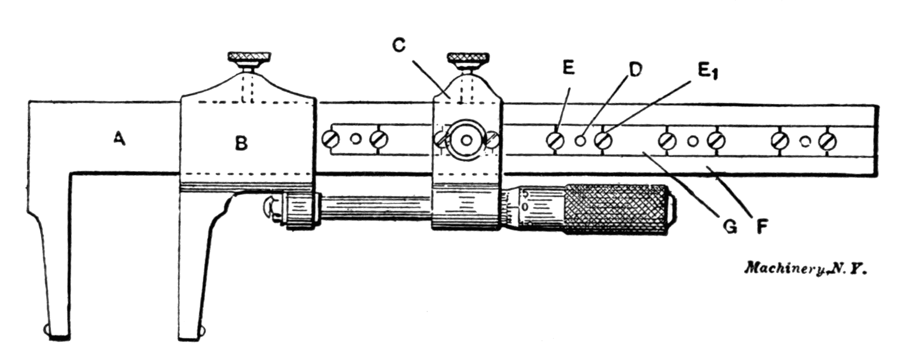 Fig. 17. Improved Micrometer Beam Caliper