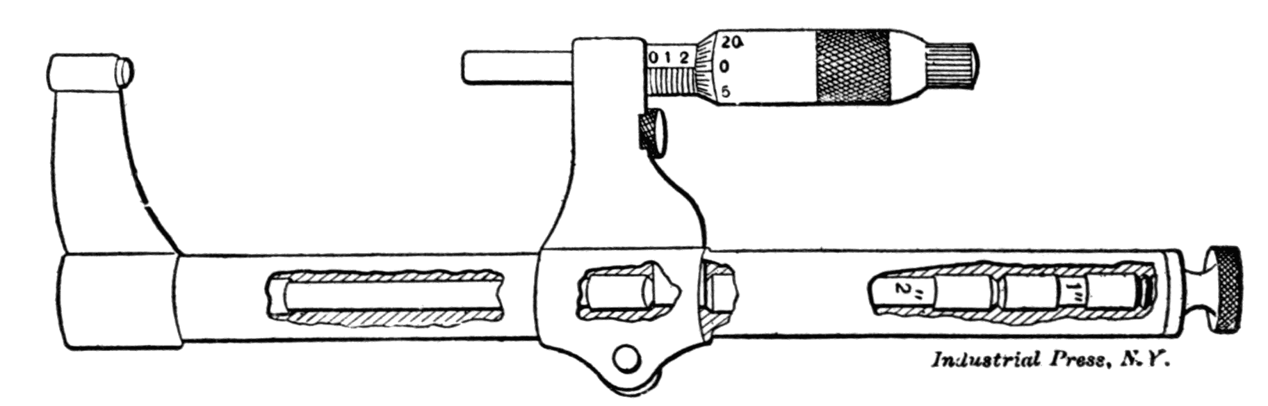 Fig. 25. Special Micrometer for Large Dimensions