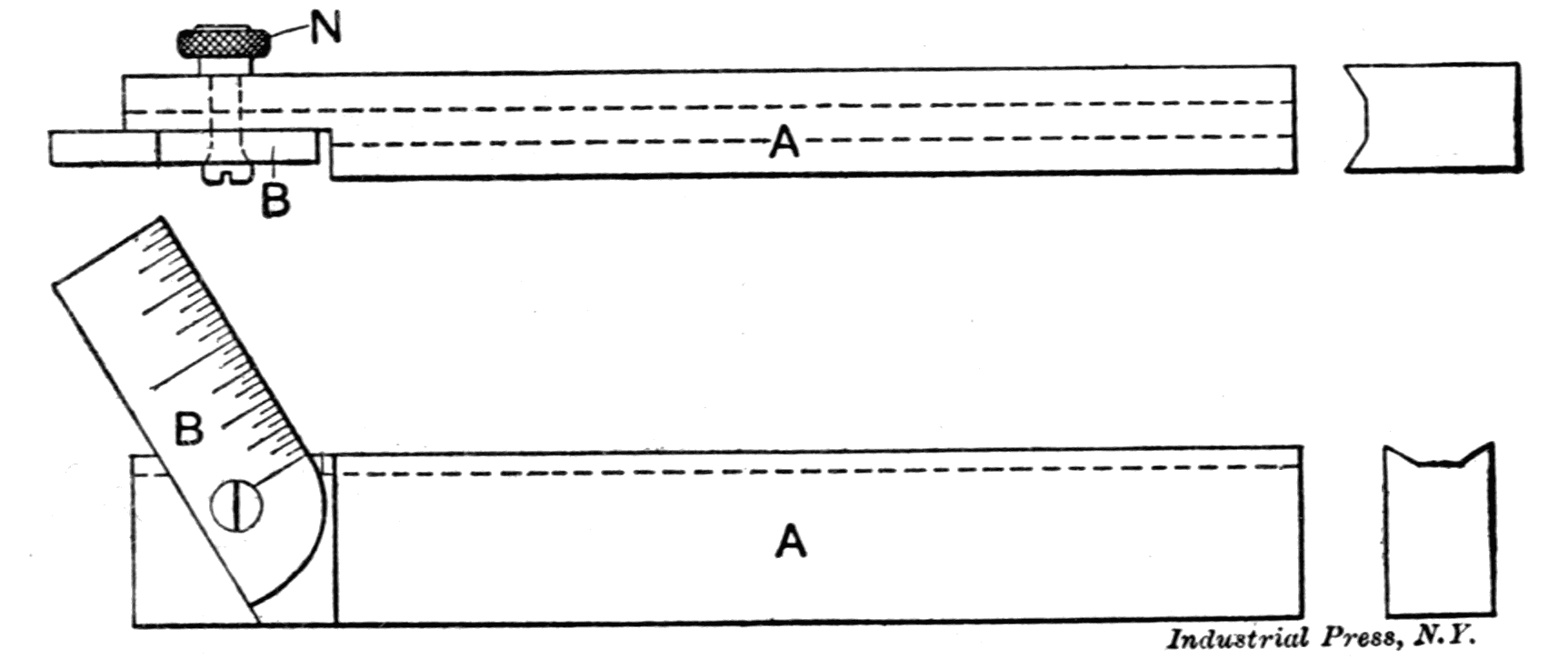 Fig. 50. Gage for Grinding Drills