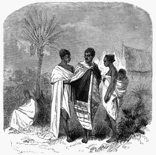 Hovas of Madagascar—Men, Woman, and Child.
