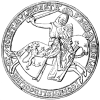Seal of Henry de Lacy, Earl of Lincoln.