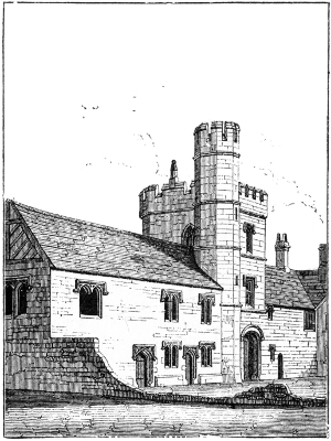 PART OF THE ANCIENT DEANERY, WITH DEAN FLEMING'S TOWER.