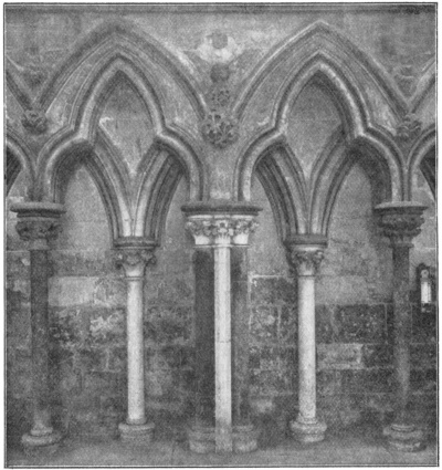 PART OF THE DOUBLE ARCADING OF ST. HUGH.