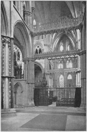 THE EAST TRANSEPT, LOOKING NORTH.