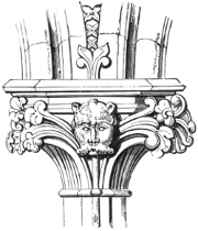 Capital in the Chapter-House.