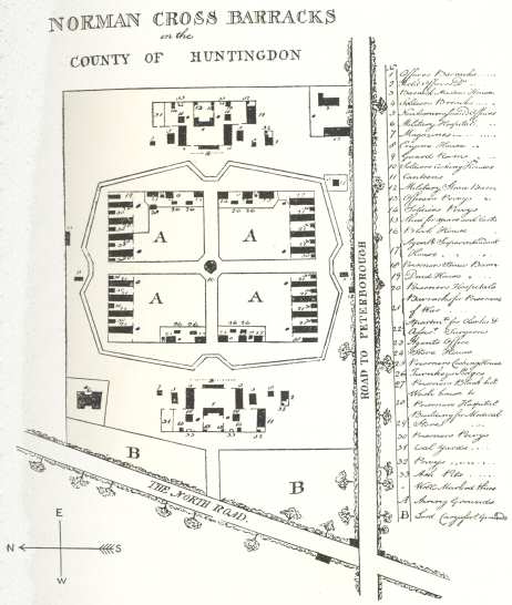 Plan B.—Mr. Hill’s Plan of the Depot, 1797 to 1803.
West Elevation