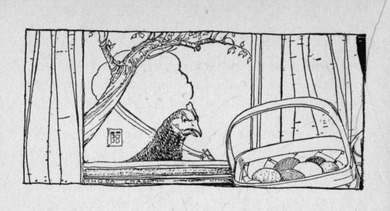 headpiece to The Pink and Blue Eggs