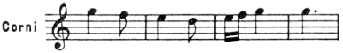 Treble clef with motif