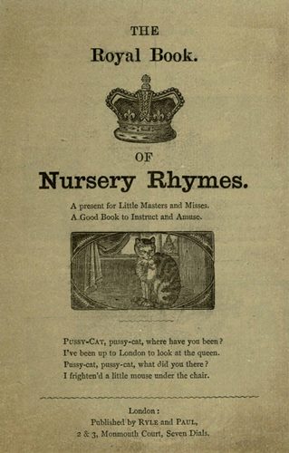 THE Royal Book. OF Nursery Rhymes.
