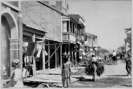 Main Business Street of the Capital of the Republic of Haiti Port-au-Prince, Haïti Copyright, 1901, by Detroit Photographic Co