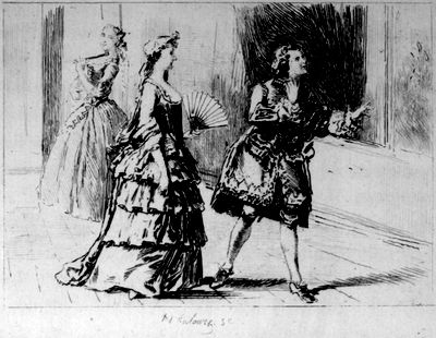 Scene Illustrating Crownes Sir Courtly Nice.
After the contemporary design by Arnold Vanhaecken.