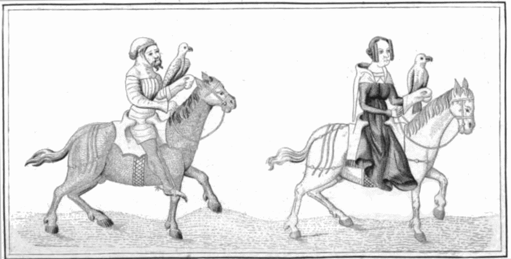CHASSE A L’ÉPERVIER EN 1379 (Mss. du Roi Suppt.
Fr 63212)