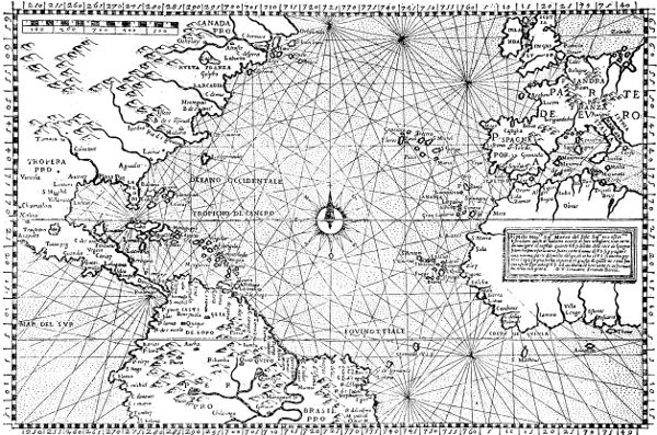 Gnomonic Chart North Atlantic