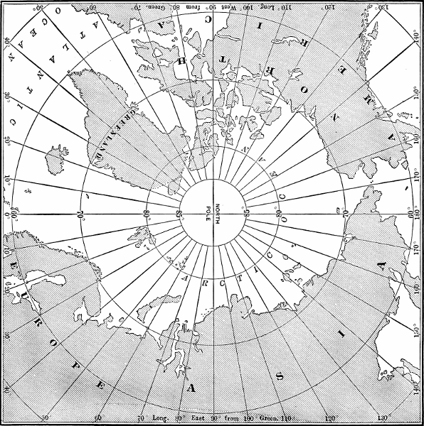 Gnomonic Chart North Atlantic