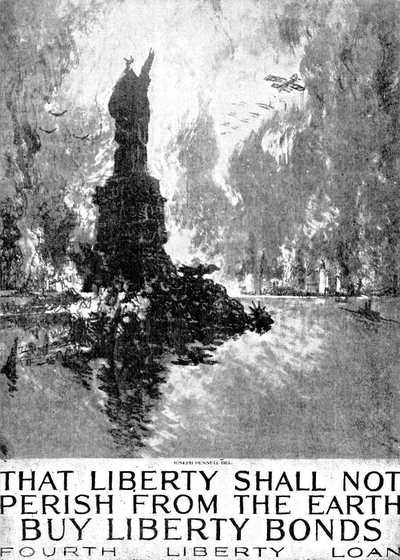 A Poster Used During the Fourth Liberty Loan Campaign