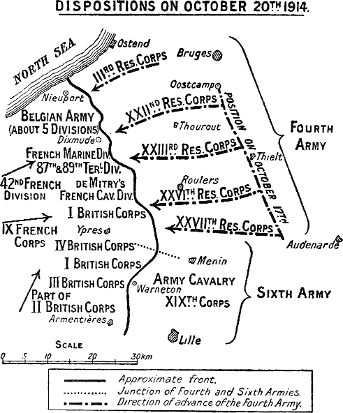 DISPOSITIONS ON OCTOBER 20TH. 1914.