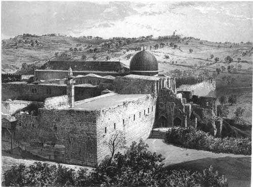 Illustration: Western View of El-Aksa