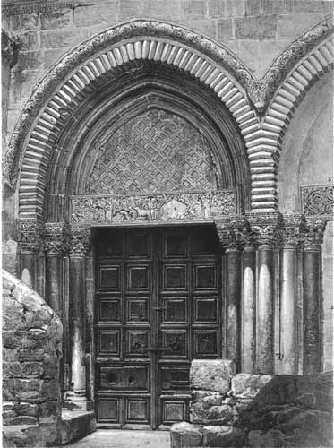 Illustration: Gate of the Entrance-Door to the Church of the
  Resurrection