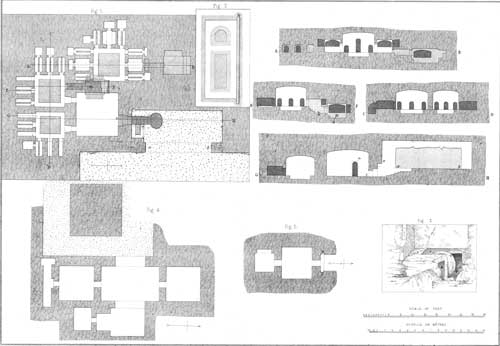 Illustration: Plans and Sections of the Tombs of the Kings
