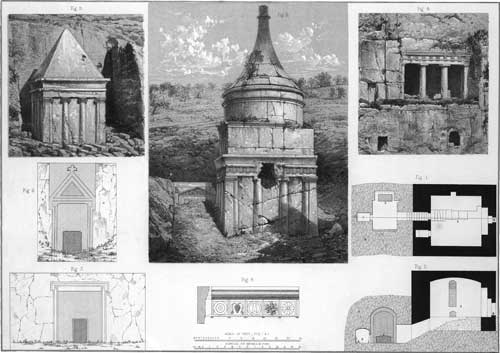 Illustration: Saint Pelagia's Tomb and Details of Others