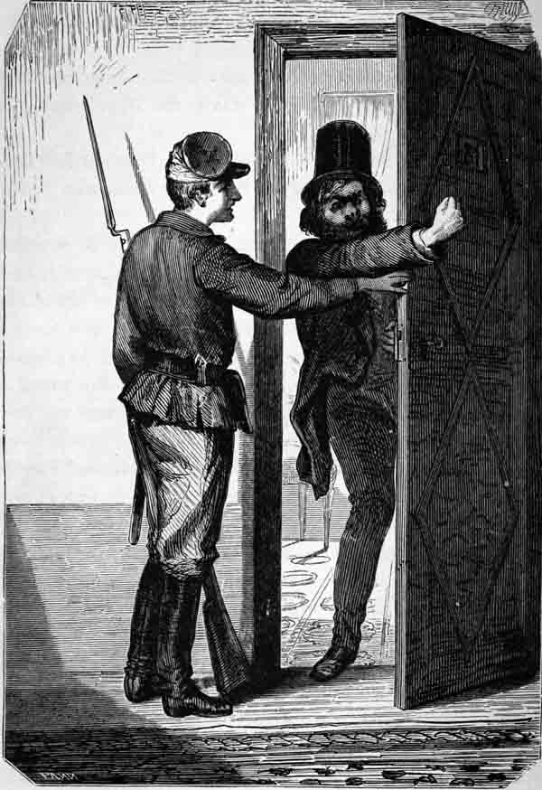 Illustration: IT BECAME NECESSARY TO KEEP AN EYE UPON THE DEPUTIES.