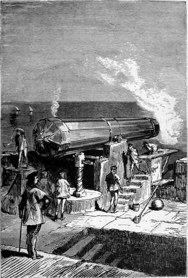 Illustration: CANNON AT MALTA IN THE TIME OF THE KNIGHTS.