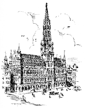 The Town Hall, Brussels.