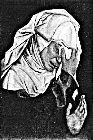 Tête de Femme en Pleurs, Attributed to Roger Van
              Der Weyden, BrusselsGallery.