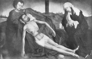 'Pieta' Attributed to Roger Van Der Weyden, Brussels
             Gallery.