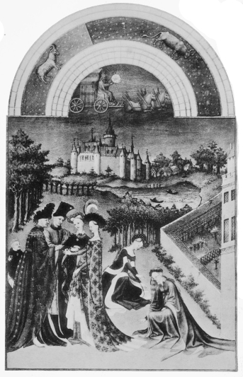 Plate XXIX.

Photo. Giraudon.

APRIL.

Pol de Limbourg.

From The “Très Riches Heures du Duc de Berry.”

To face page 158.