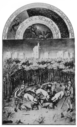 Plate XXXV.

Photo. Giraudon.

DECEMBER.

Pol de Limbourg.

From The “Très Riches Heures du Duc de Berry.”

To face page 170.