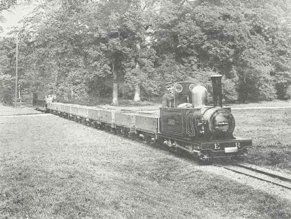 Engine No 4 and Train, Eaton Railway
