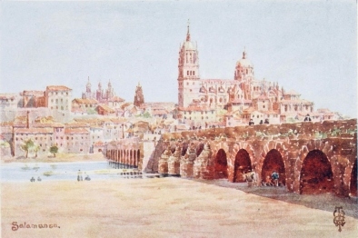 SALAMANCA

From the left bank of the Tormes.
