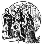 Simeon, Jesus, Mary and Anna