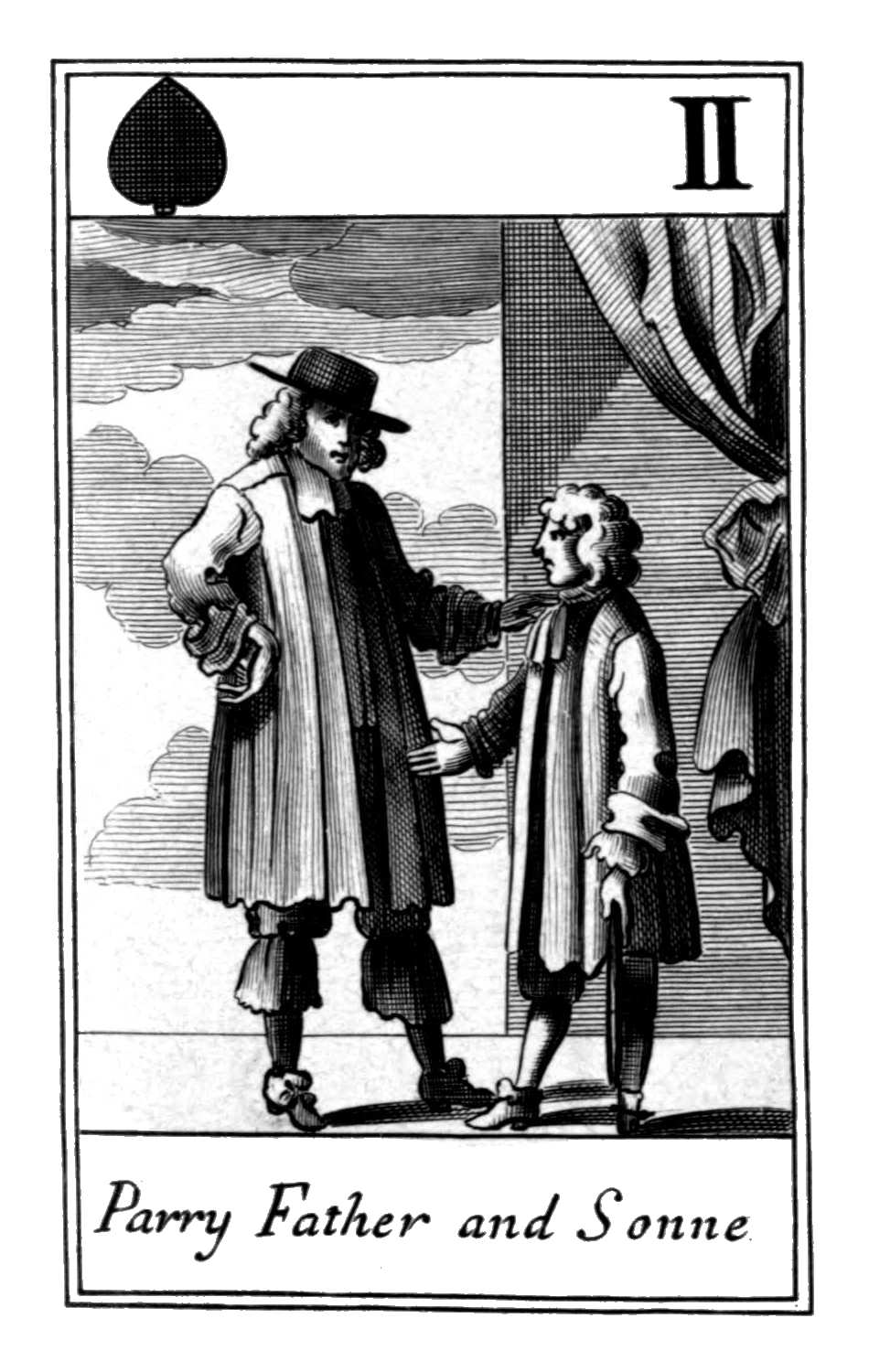 Two of Spades. Parry Father and Sonne Two of Spades. Parry Father and Sonne