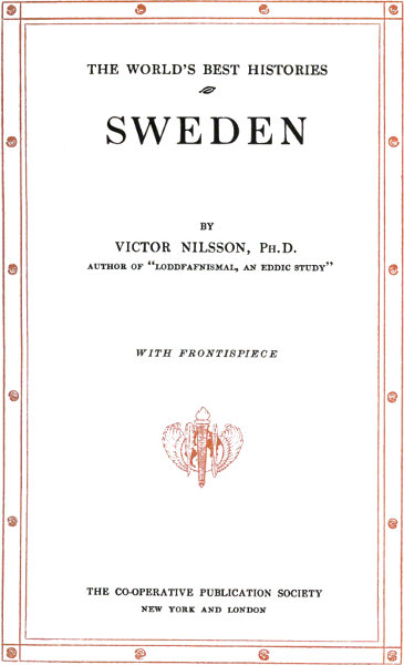 Project eBook of Sweden, by Victor Nilsson.