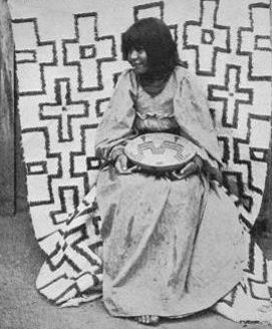 Wallapai Maiden and Prayer Basket.