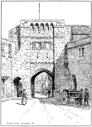 THE WEST GATE, WINCHESTER.