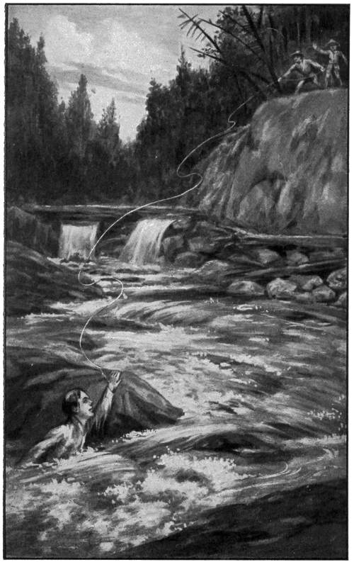 &ldquo;Look out for it, Davy, and grab the noose when it comes near,&rdquo; shouted Thad.