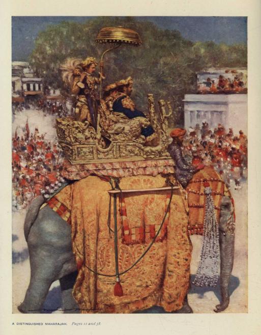 A DISTINGUISHED MAHARAJAH. *Pages 11 and 58*.