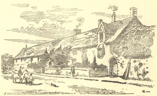 From an Old Print.  Sexton Barns.  “A Fine Old Building;
an object which vanished when the Railways were made, because now
it is the Site of the G.N. Station.”—Andrew Percival