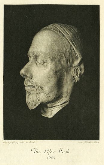 The Life Mask 1905  Emery Walker Ph. sc.Photograph by Sherril Schell