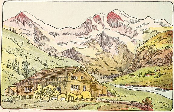 House in mountains