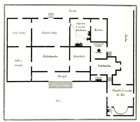 Plan de l'Hôtel Praslin